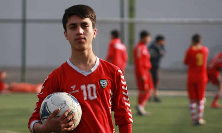A 17-year-old Afghan soccer player died falling from a US evacuation plane. Image: Afghan Soccer Federation