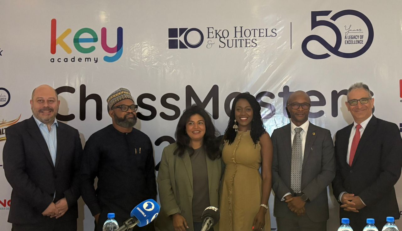 FirstBank officials at ChessMasters 2026 press conference in Lagos