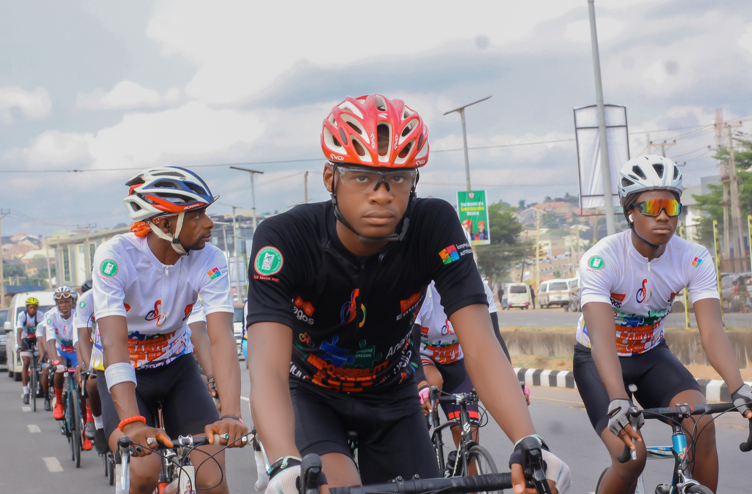 16-year-old Nigerian cyclist riding from Enugu to Lagos for autism awareness campaign