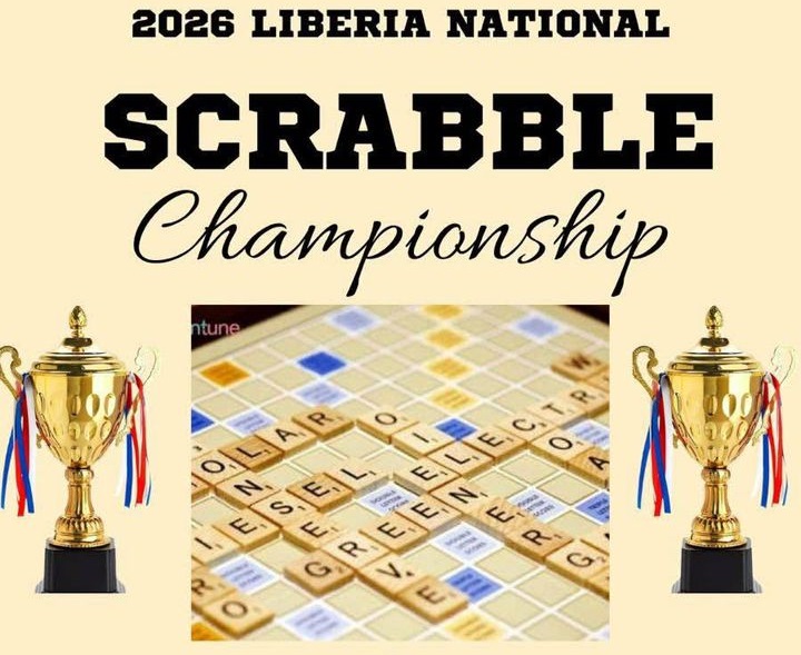 Scrabble players set compete at the 2026 Liberia National Scrabble Championship at K-Plaza in Buchanan, Grand Bassa County.